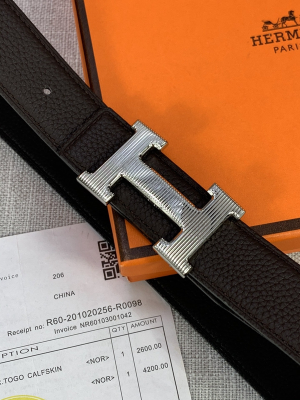 エルメス激安ベルト素材ディテール